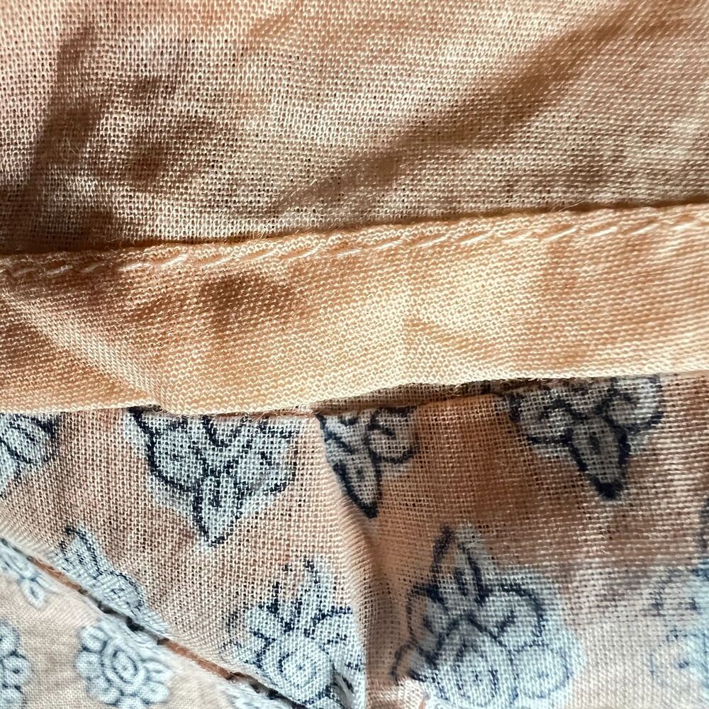 Cleobella Dress XS Organic Cotton Sundress Shoulder Tie Peach - Picture 6 of 10